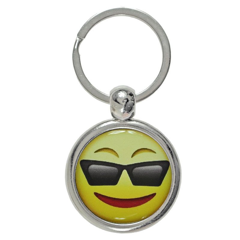 Brelok do kluczy Expres metalowy emoji Czuję się świetnie