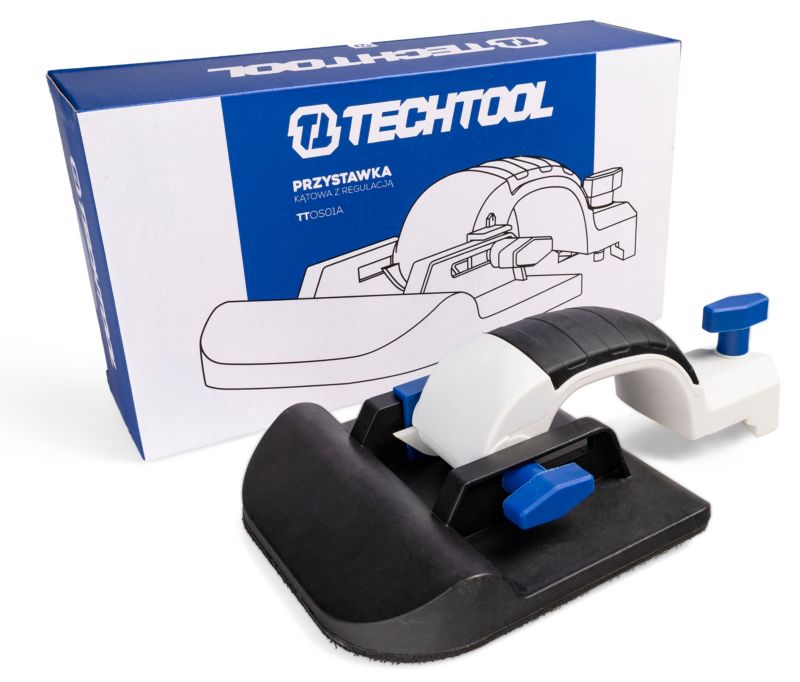 Przystawka kątowa z regulacją TECHTOOL do szlifierki oscylacyjnej mimośrodkowej 1 szt.