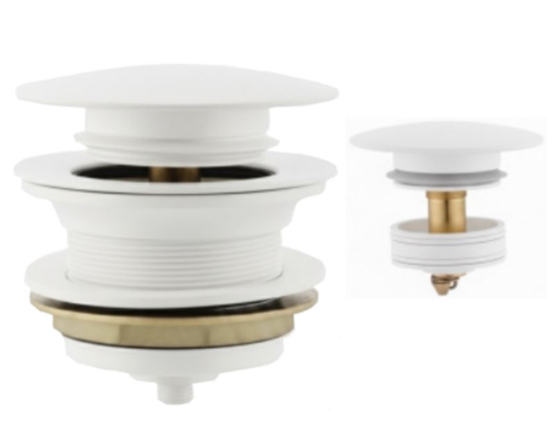 Korek klik - klak do brodzika Hytti Fluxio fi 50 biały