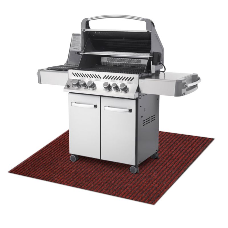 Dywan RugsX 80x150 cm czerwony 234158 1 szt.