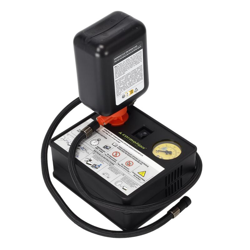 Zestaw naprawczy do opon, Carmotion, kompresor + uszczelniacz, 1 szt.