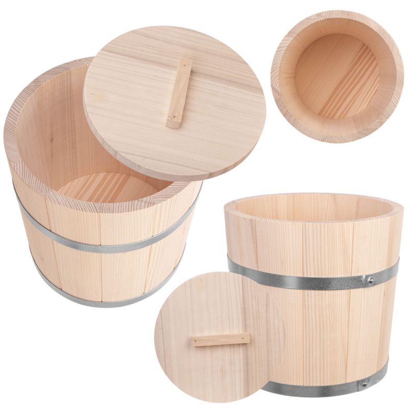 Beczka drewniana do kiszenia KADAX 10 l, 1 szt.