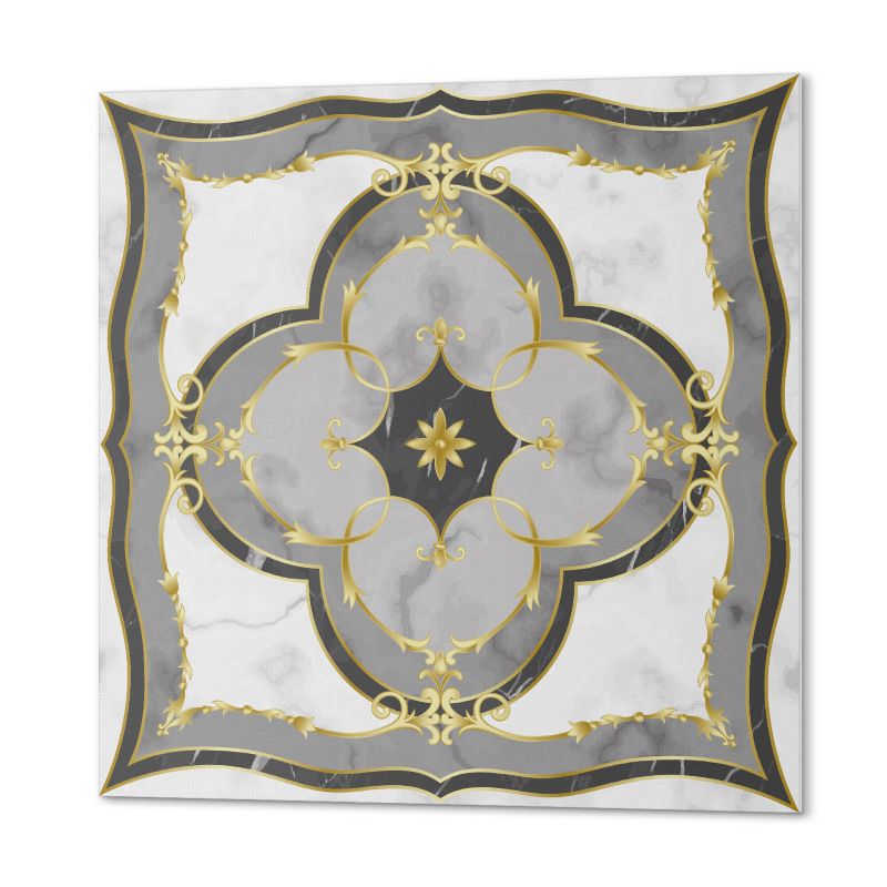 Komplet Kafelków Samoprzylepnych ArtPrintCave 50x50 cm Elegancki wzór z ornamentami 4 szt.