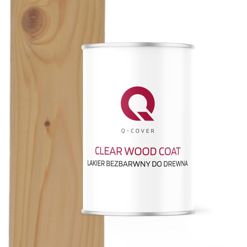 Lakier Bezbarwny do Drewna Q-Cover Wysoki Połysk 1L