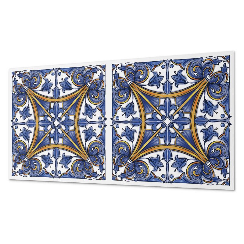 Panel Winylowy Ścienny ArtPrintCave 100x50 cm Wzór roślinny z ornamentami 1 szt.