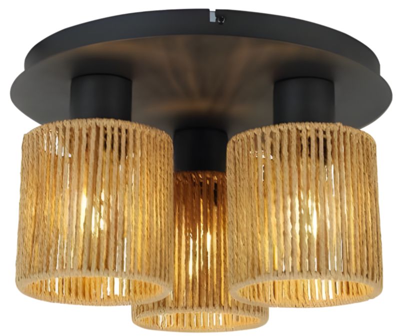 Lampa Sufitowa Wisząca Toolight App1819-3Cpr Czarny