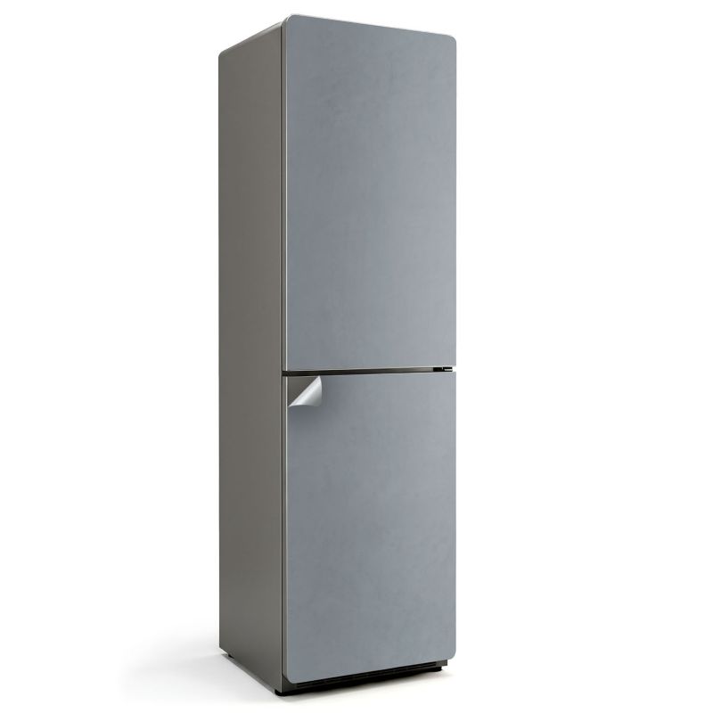 Ochronna naklejka na lodówkę Wallfluent 60x205 cm Kolor Szary 1 szt.