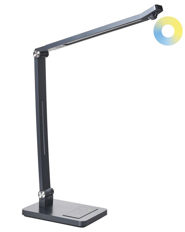 Lampa biurkowa LED Lepus Z czujnikiem ruchu Ciemnoszary 1 szt.