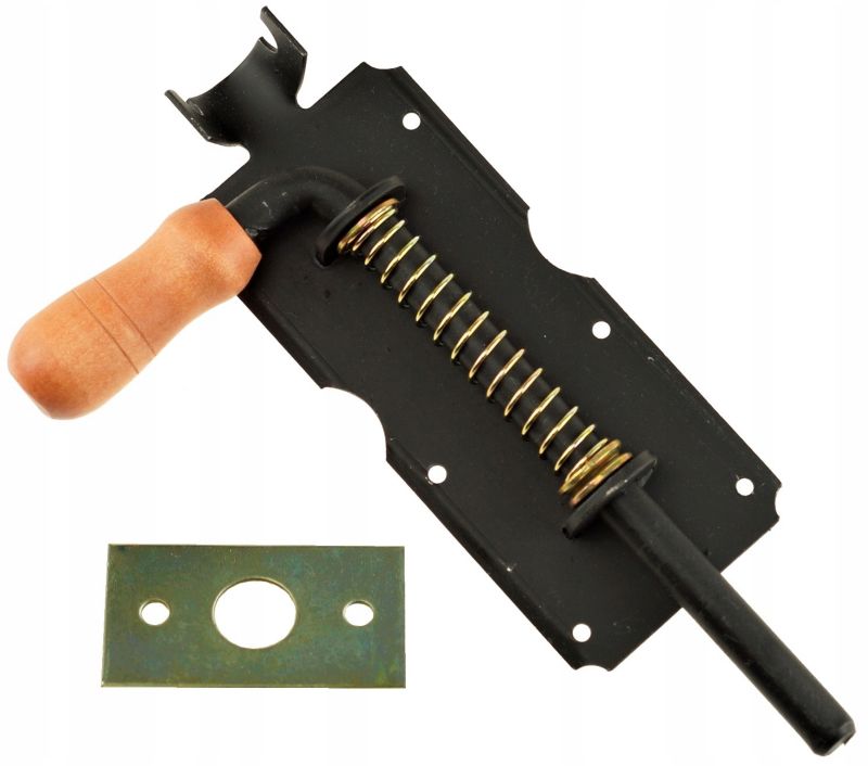 Zasuwa FEINZ Sprężynowa Ryglowa Do Drzwi Czarna 220 Mm 1 szt.