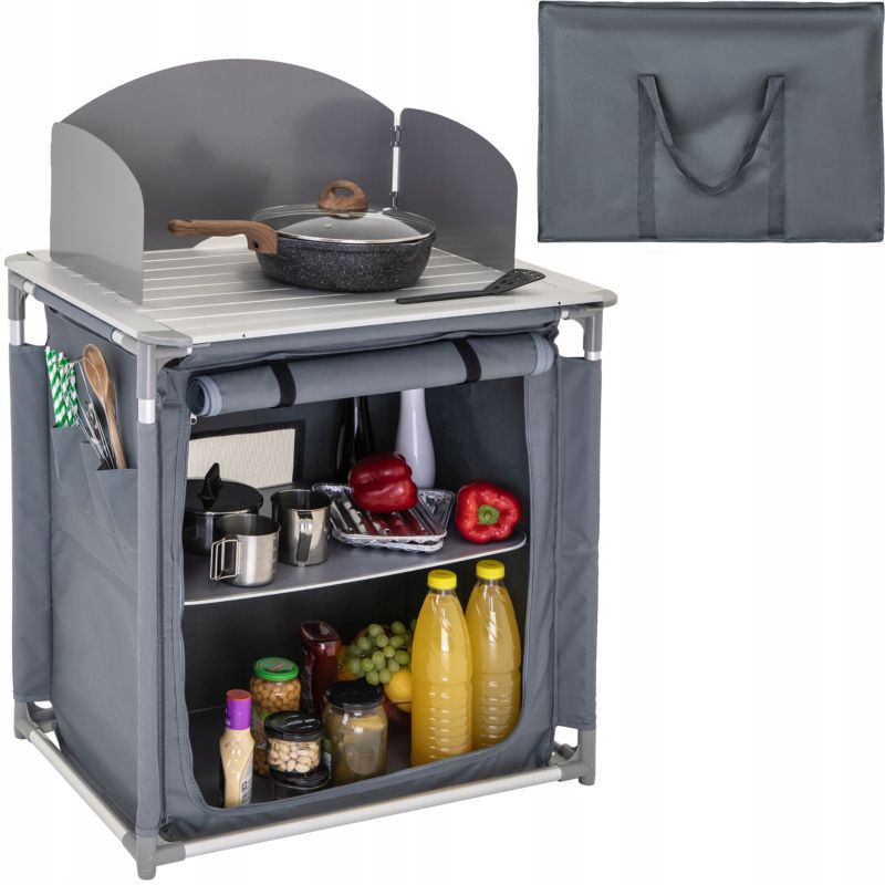 Kuchnia turystyczna JUMI stół 111 cm składany kempingowy 1 sztuka