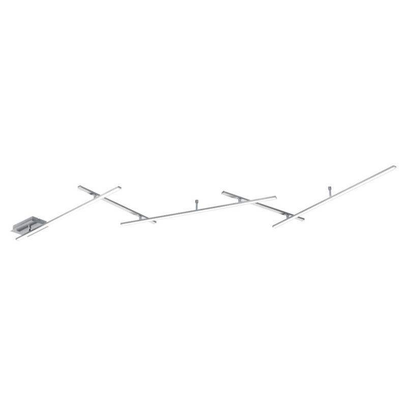 Lampa sufitowa wisząca Trio Indira 5786 srebrno-biała nowoczesna wbudowany LED 25W 1 szt.