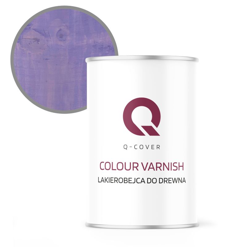 Lakierobejca do Drewna 3w1 Q-Cover Lawendowy H2629 Satyna 1L