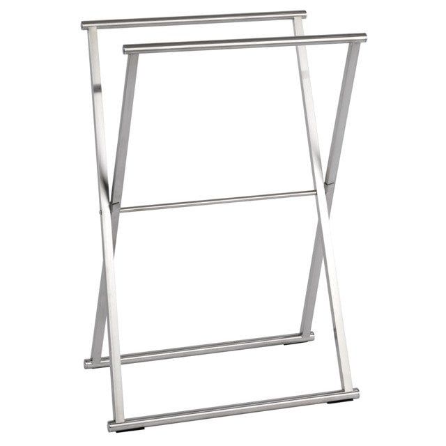 Stojak na ręczniki Wenko Lava srebrny stal nierdzewna 80,5 cm składany 1 szt.