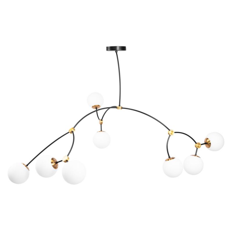 Lampa Sufitowa Wisząca Toolight App1673-8Cp Czarny