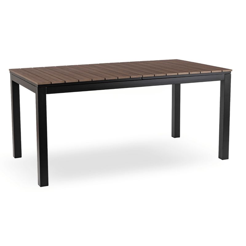 Stół Mebel Elite Ogrodowy Rozkładany Na Ogród Działka Taras Orzech Czarny ARGOS 160-260 1szt.