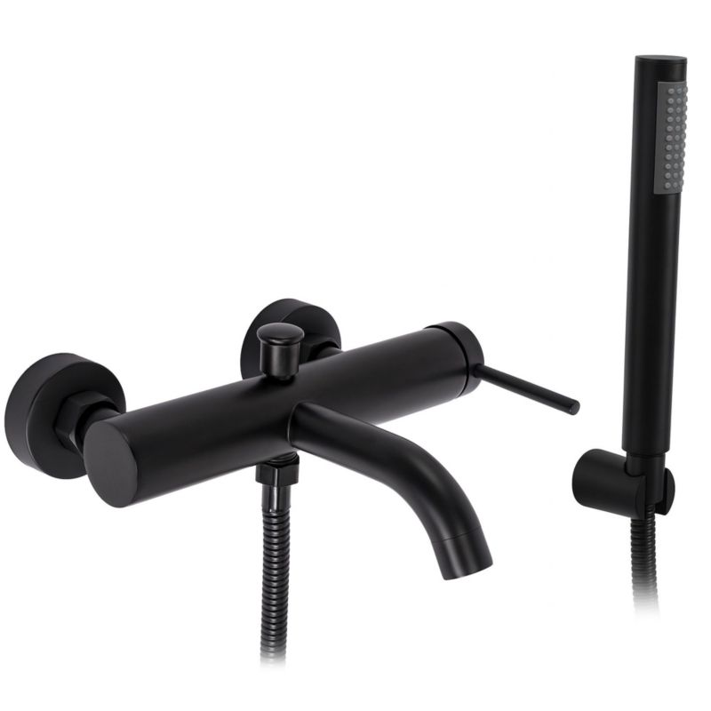 Bateria Wannowa Rea Spot Czarny 22X23,5X18,5Cm 1Szt