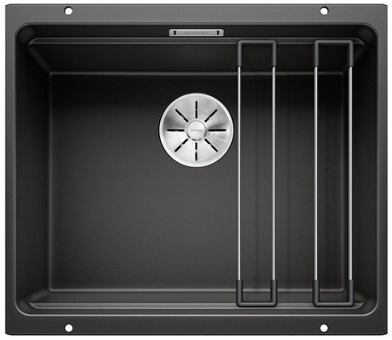 Zlewozmywak granitowy Blanco Etagon 500-U czarny 53x46 cm, 1 szt.