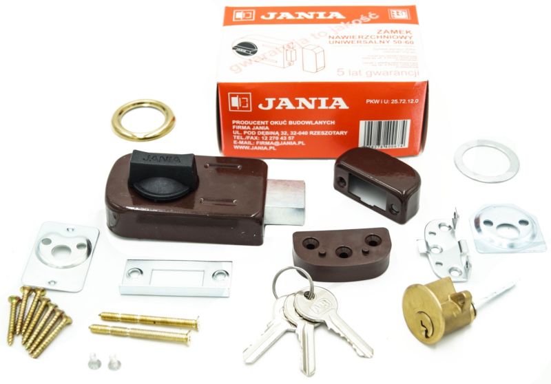 Jania FEINZ Zamek Nawierzchniowy Łucznik 3 Klucze Brąz 1 szt.