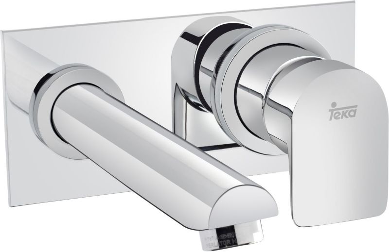 Bateria umywalkowa Teka Formentera chromowana, podtynkowa, anti-scaling, regulowana wylewka, 1 szt.