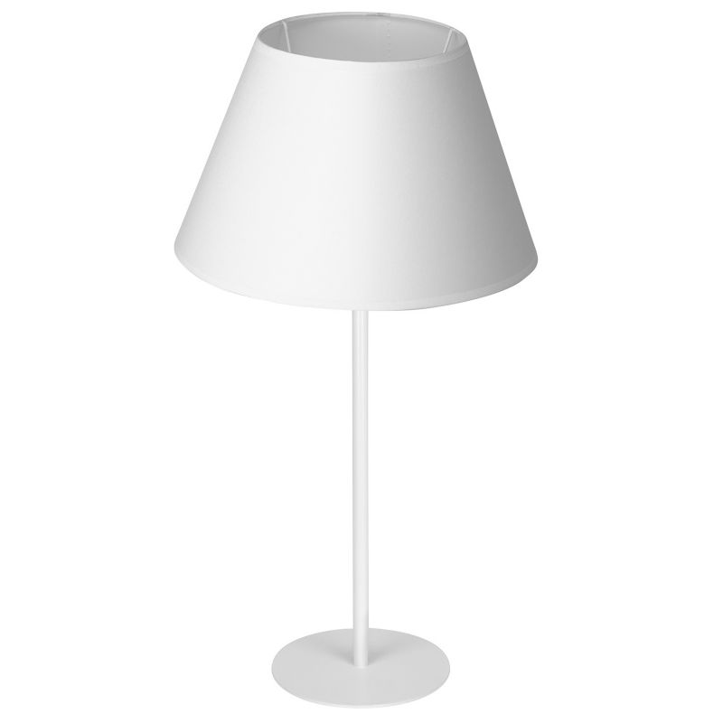 Lampka stołowa Luminex Arden biały mat 1 x E27 x 15W IP20 wym: 56 x 30 x 30 cm metal - 1 szt.