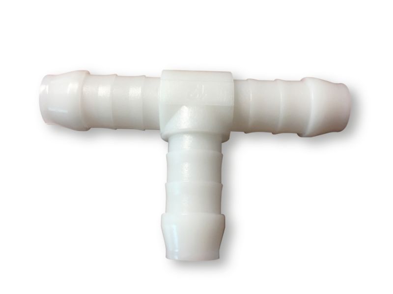 Trójnik do węży 12 mm biały