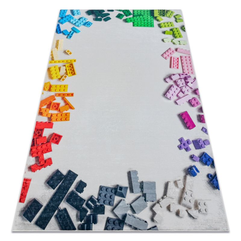 Dywan dla dzieci Bambino RugsX 120x170 cm szary DE053 1 szt.