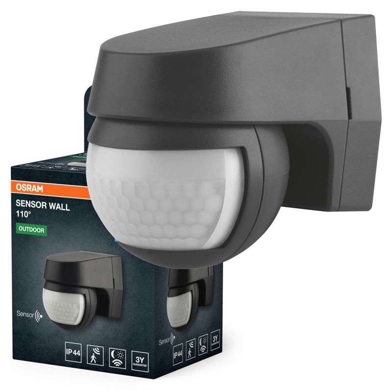 Czujnik Ruchu i Zmierzchu Osram Zewnętrzny LED Szary IP44 1 szt