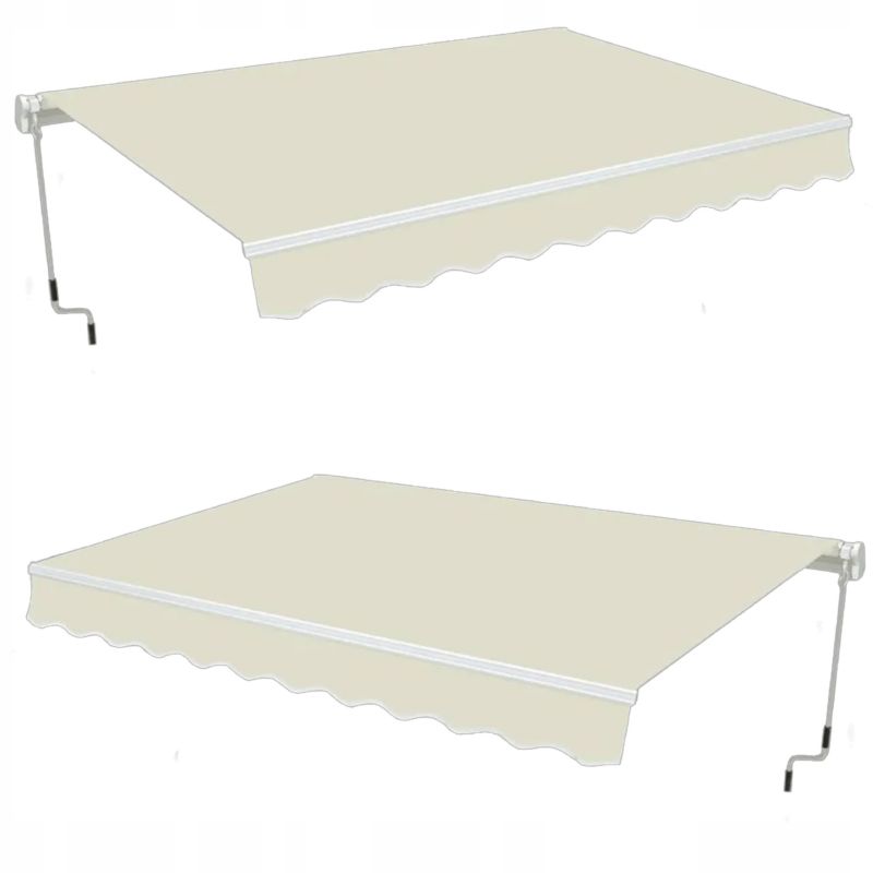 Markiza Balkonowa Przyścienna CLASSIC 500x300 Tarasowa Regulowana Roleta 1 szt