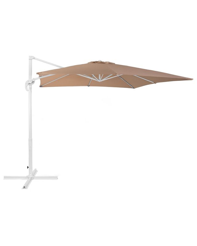 Parasol ogrodowy 250 x 250 cm piaskowy Monza 1 szt.