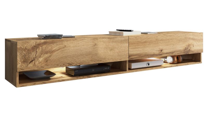 Szafka RTV MIRJAN 24 A180 z oświetleniem LED RGB wotan 1 szt.