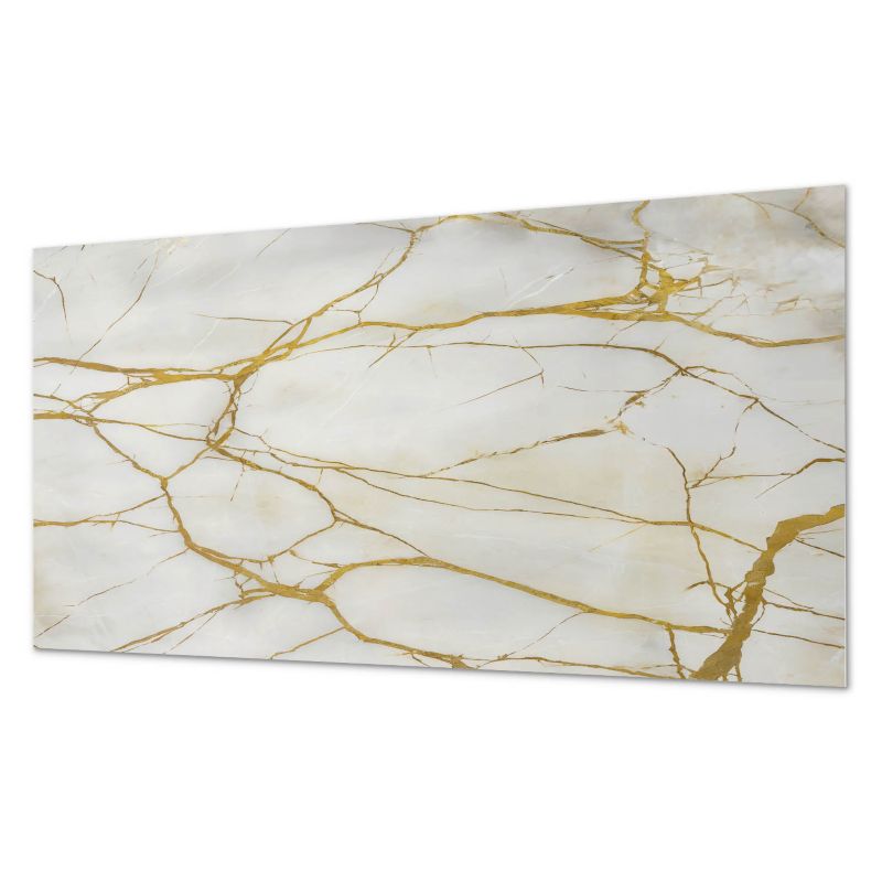 Komplet Kafelków PCV ArtPrintCave 40x20 cm Elegancki marmur z żyłkami 10 szt.