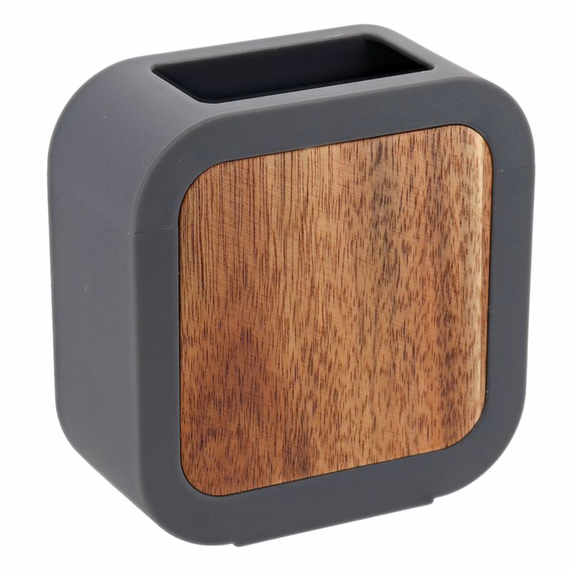 Kubek Na Szczoteczki Tendance Grafitowy Guma Abs Akacja 1 Szt.