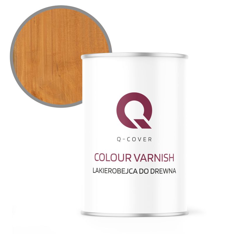 Lakierobejca do Drewna 3w1 Q-Cover Dąb Satyna 1L