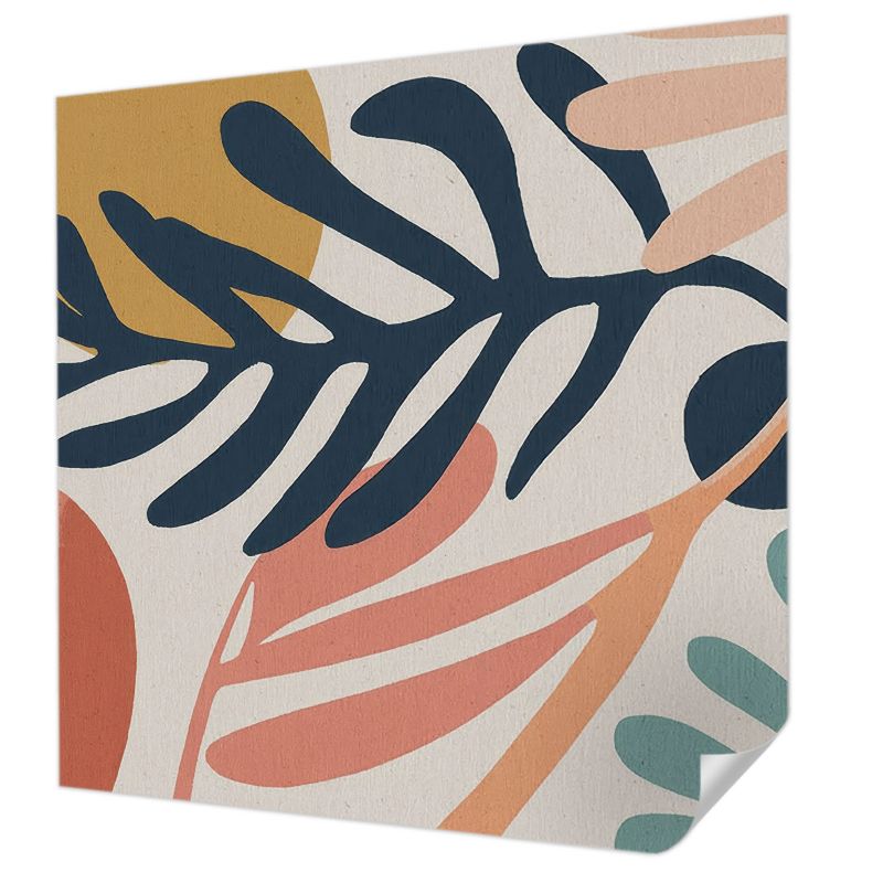 Tapeta samoprzylepna Tulup 250x250 cm Liściaste wzory Tapeta Do Salonu, Sypialni, Biura 1 szt.