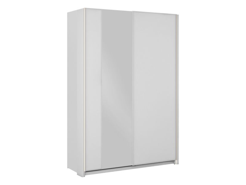 Szafa MIRJAN 24 dwudrzwiowa Maxi 2D 150 MX02 z oświetleniem LED biały 1 szt.