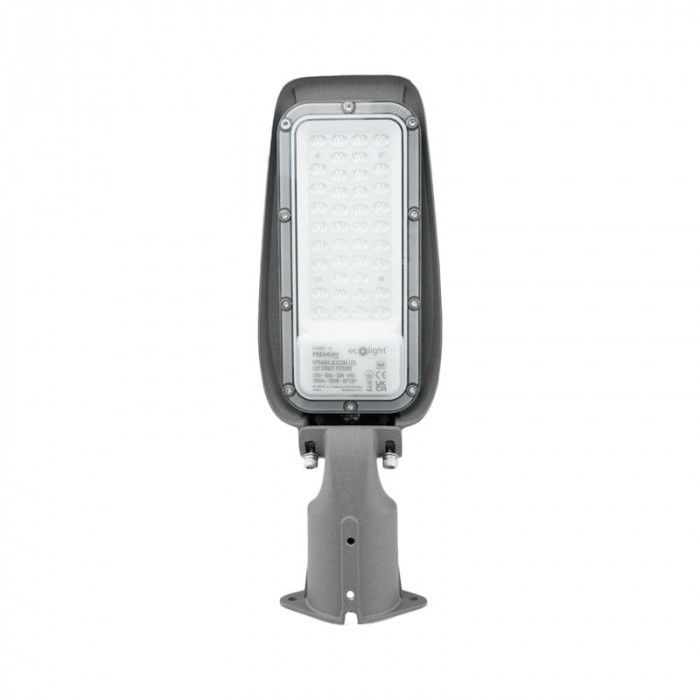 Lampa uliczna Ecolight Place I Ulice szara LED 30W 6500K 3900lm IP65 wym: 36,3 x 12,5 x 8,3 cm - 1 szt.