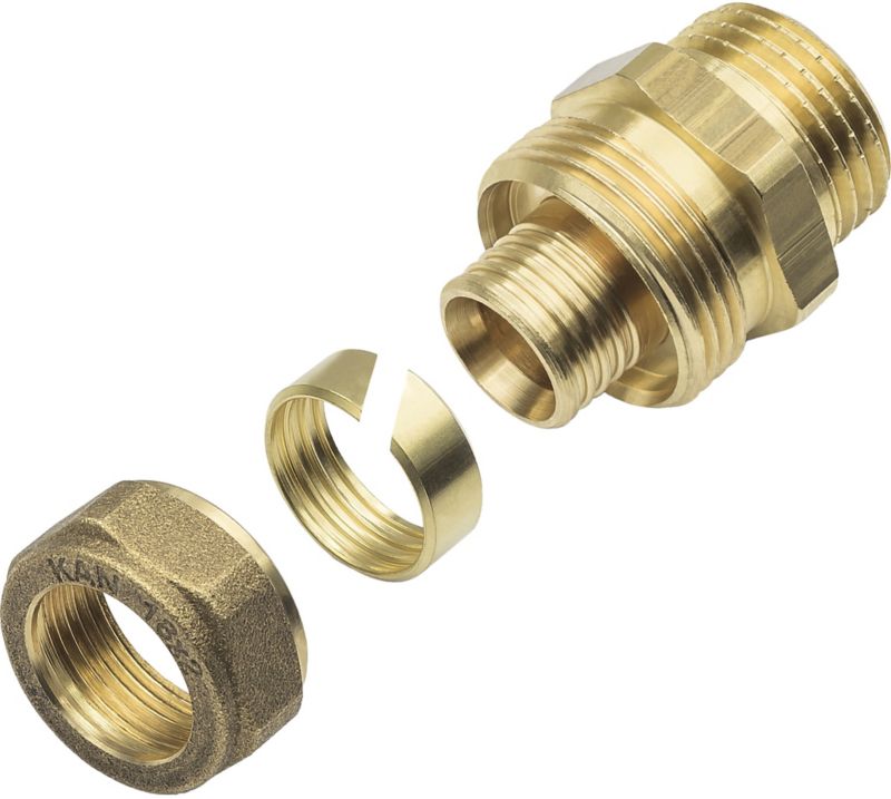Złączka skręcana KAN-therm gwint zewnętrzny 1/2" x 18 x 2 mm