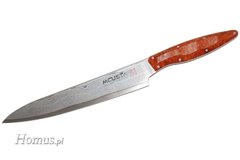 Japoński nóż Yoka Home Mcusta Zanmai kuchenny ze stali damasceńskiej SLICER 220 mm - 1 szt.