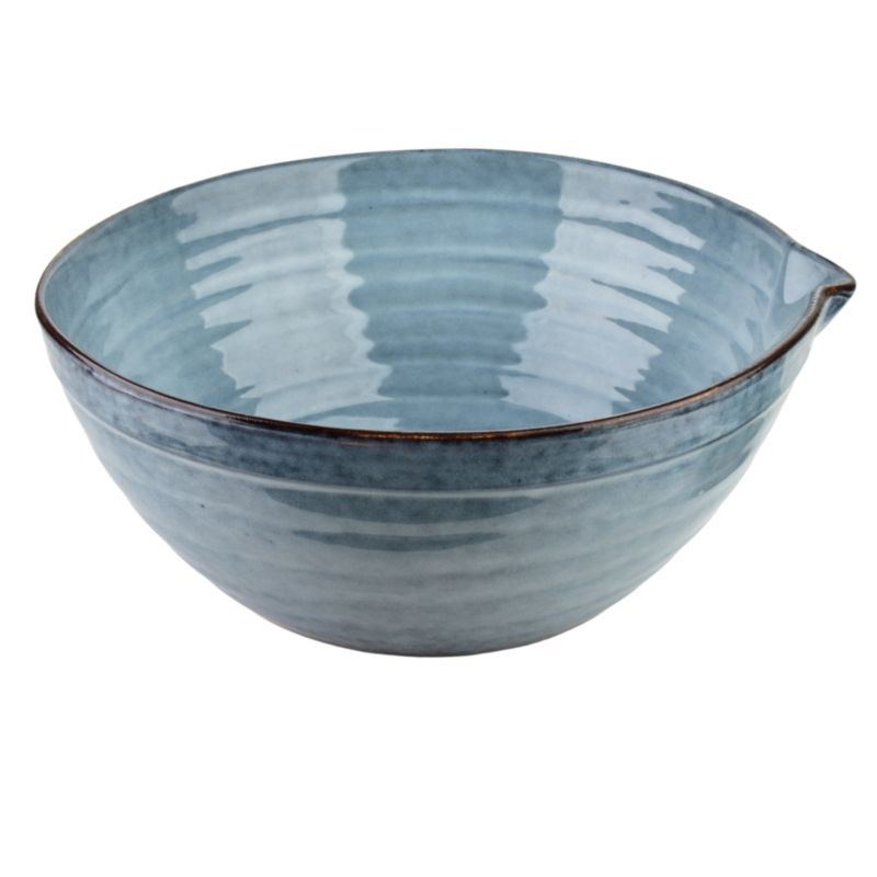 Miska porcelanowa BASIC NATURE 25,5x25,5x10,5 cm niebieska 1szt.