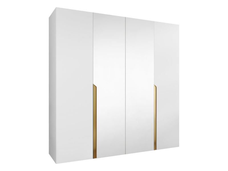 Szafa MIRJAN 24 Mila 2 200 biały / złoty 1 szt.