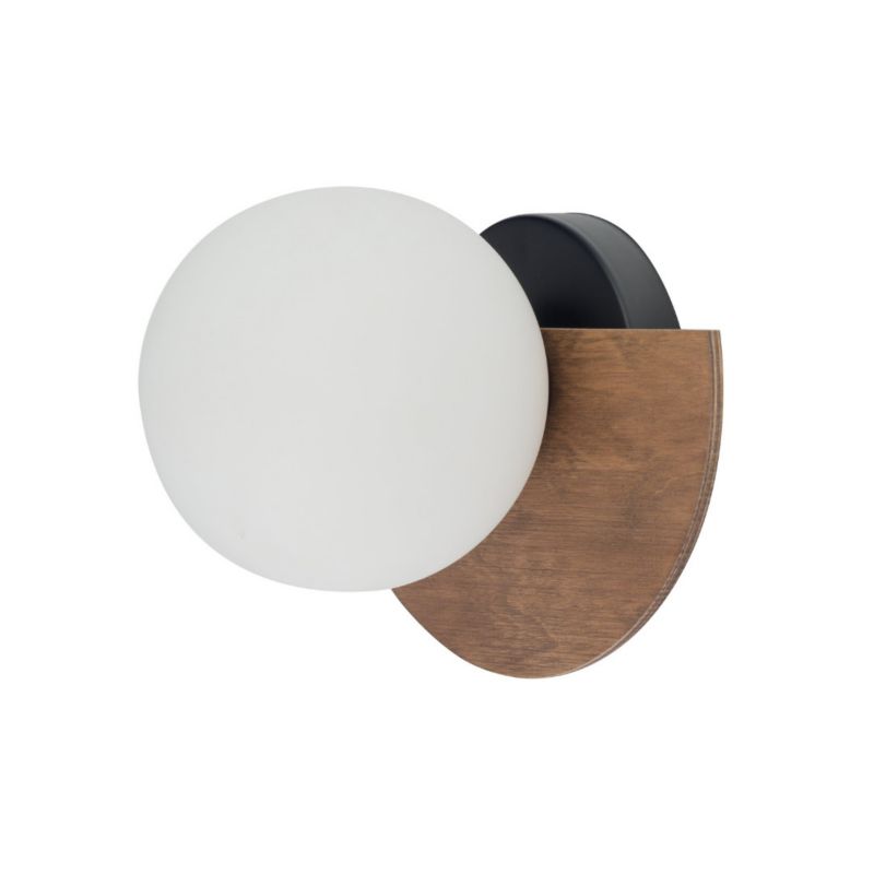 Kinkiet ścienny Sigma Lighting Mirror biało-brązowy-czarny styl minimalistyczny 1 x G9 x IP20 wym: 17 x 21 x 17 cm - 1 szt.