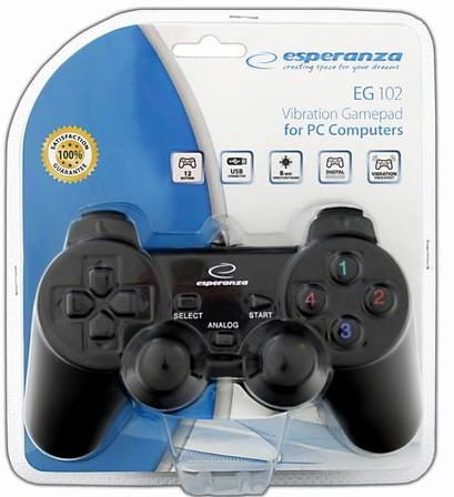 ESPERANZA GAMEPAD USB EG102 WARRIOR - Henryx24