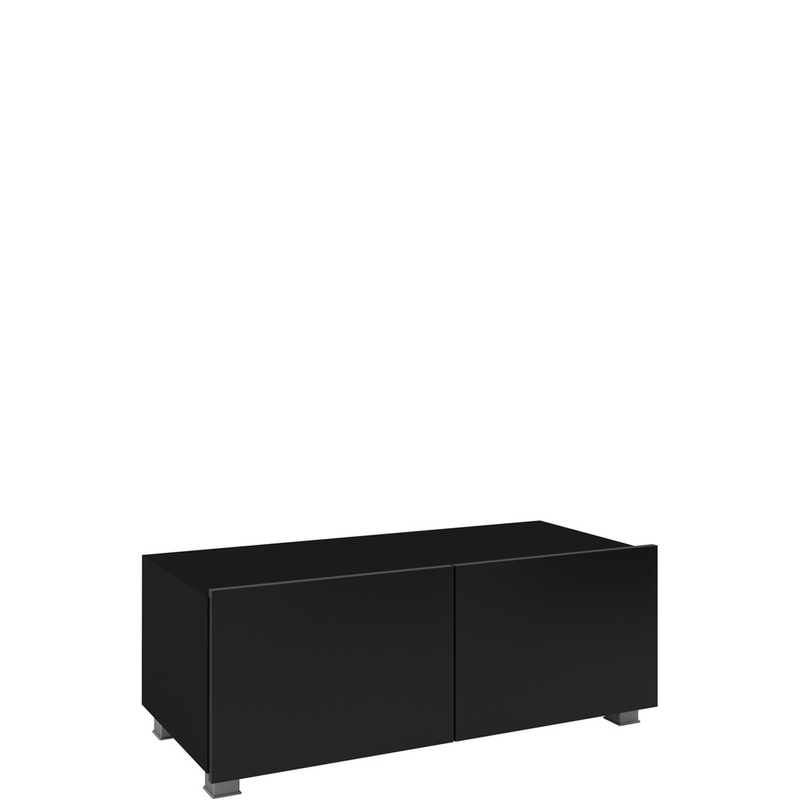 Nowoczesna szafka pod telewizor 100 cm czarny połysk MODERN