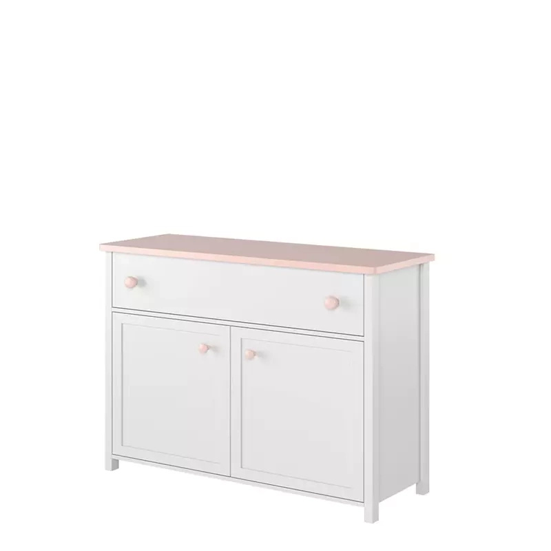 Komoda dziecięca z szufladą i drzwiami 110 cm LUNA