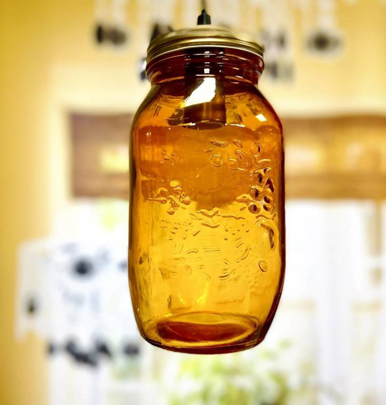 Pomarańczowa lampa wisząca sufitowa z regulacją wysokości do salonu TOP metal