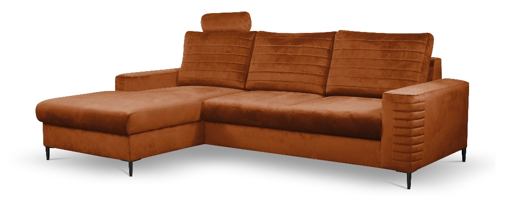 Rozkładana rogówka do salonu z funkcją spania CASTI