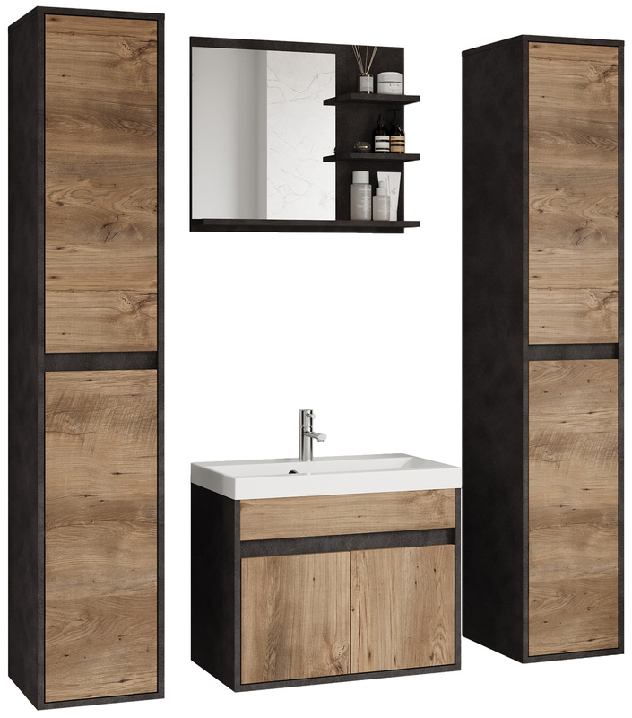 Nowoczesne meble wiszące do łazienki CHAPO XL