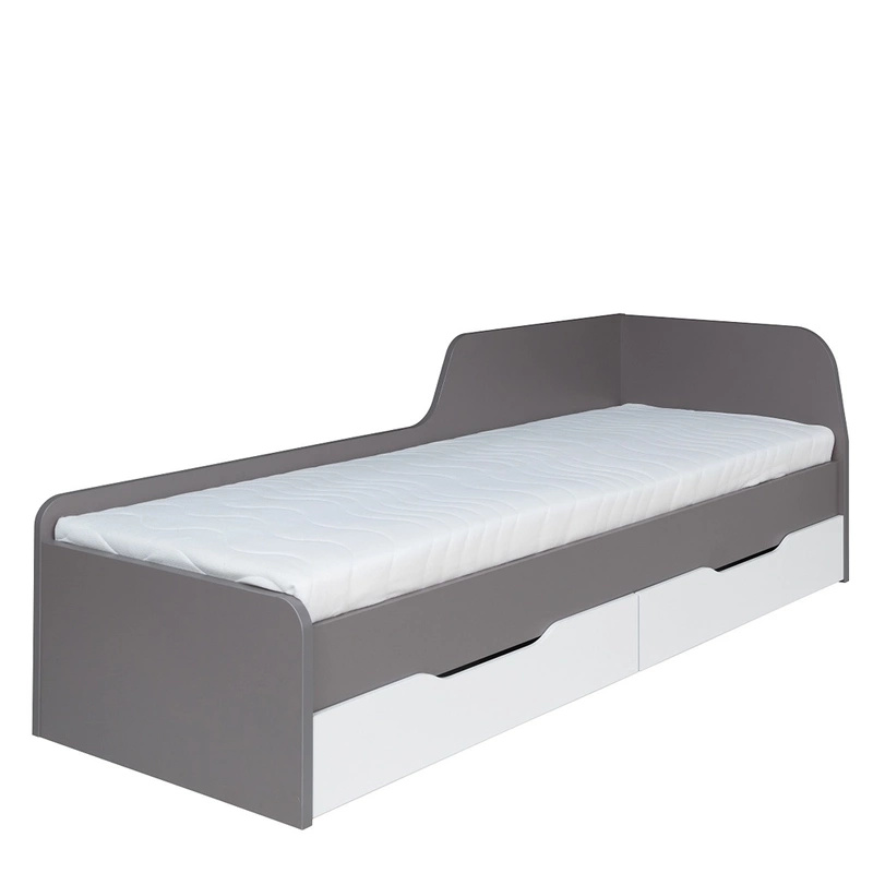 Nowoczesne młodzieżowe łóżko z szufladami 80x200 cm ZENTO