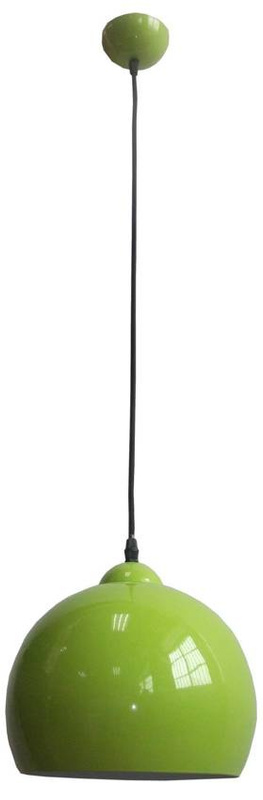 Zielona lampa wisząca sufitowa regulowana do salonu STUDENT metal E27