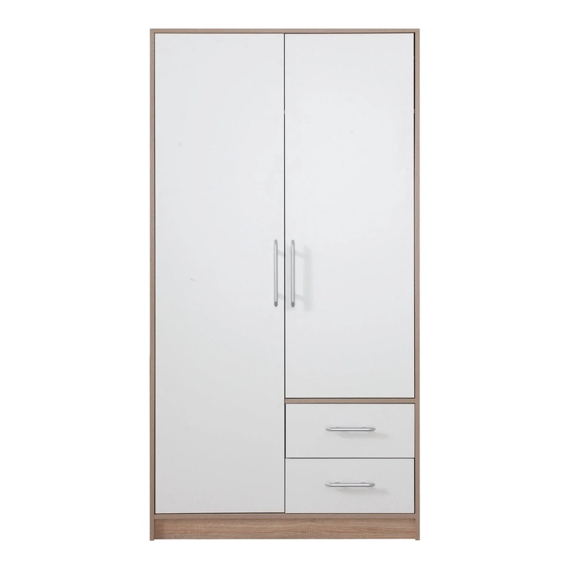 Dwudrzwiowa nowoczesna szafa z szufladami 100 cm SEVAS